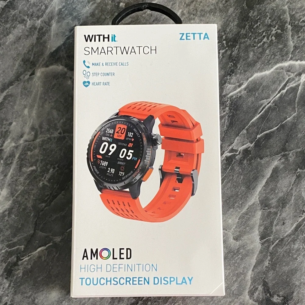 Zetta Smartwatch - Vibrant Orange
